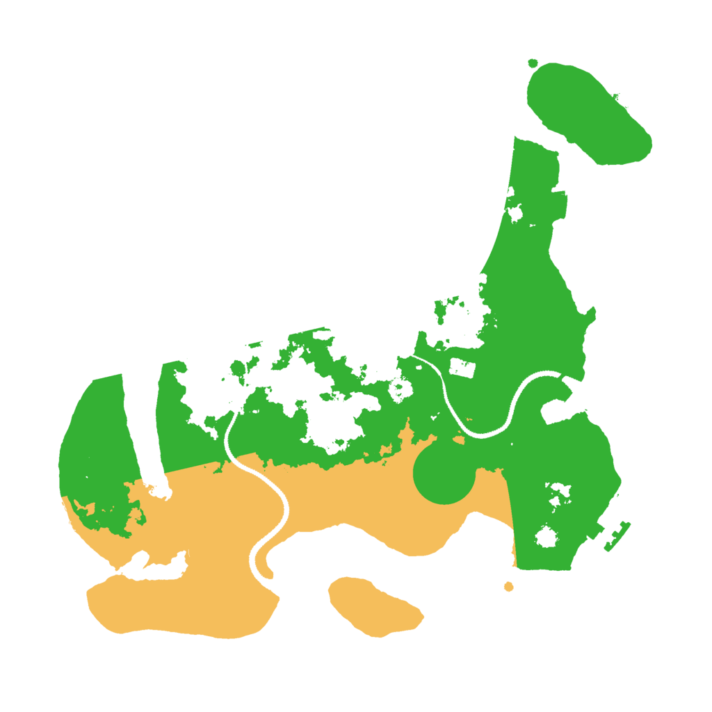 Biome Rust Map: Procedural Map, Size: 3000, Seed: 1765581765