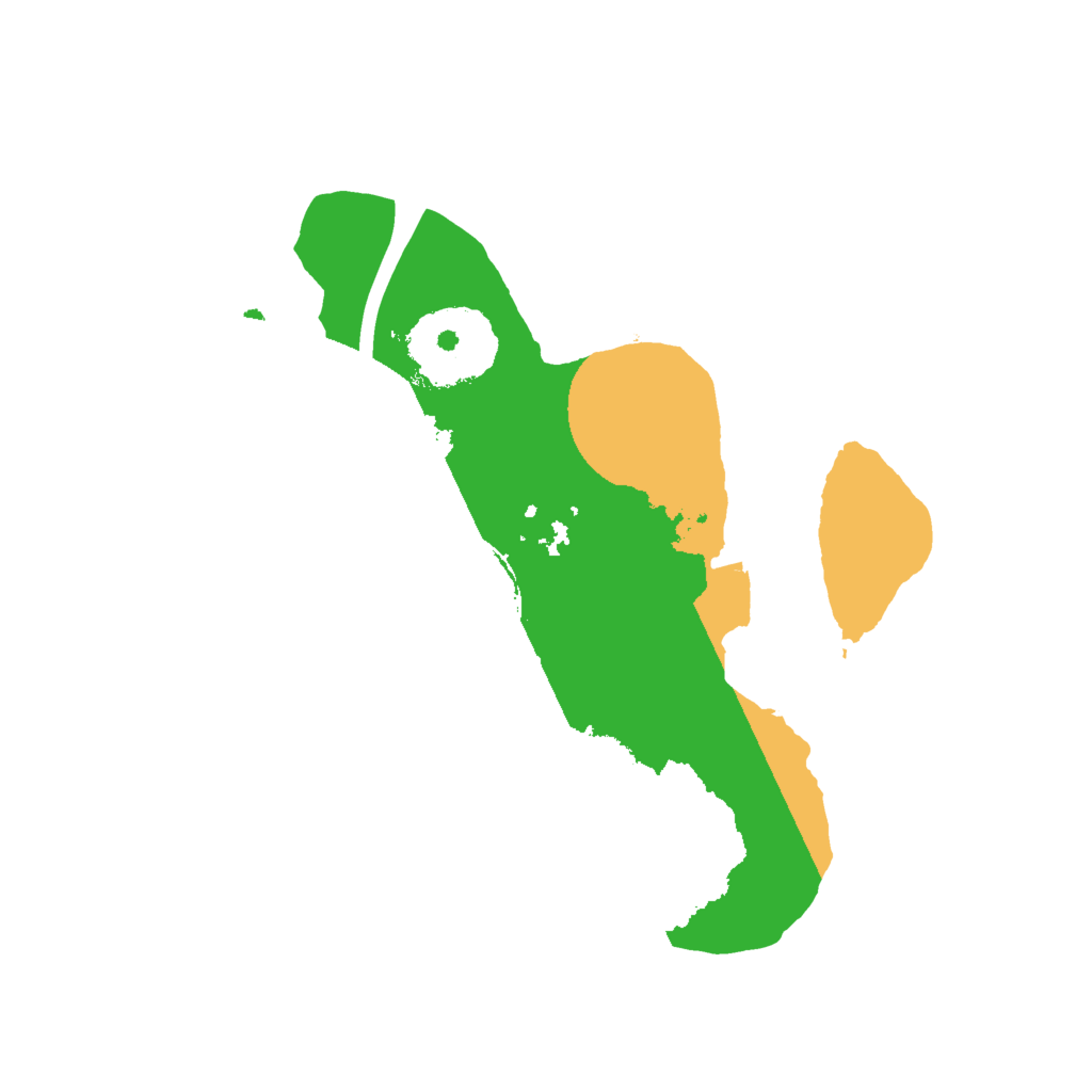 Biome Rust Map: Procedural Map, Size: 2000, Seed: 848462369