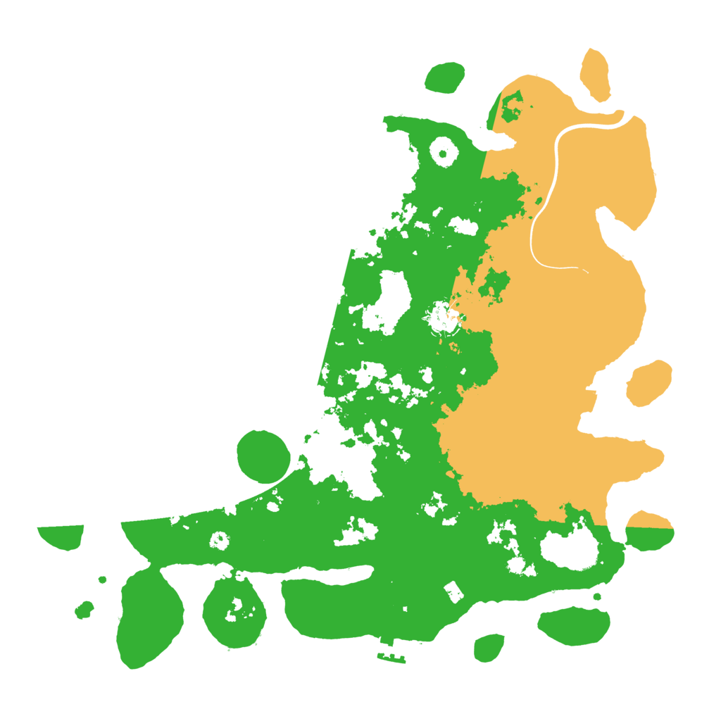 Biome Rust Map: Procedural Map, Size: 3800, Seed: 31607