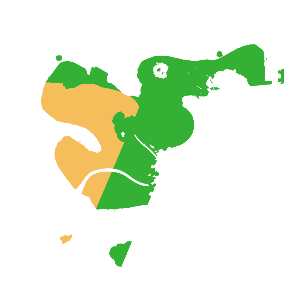 Biome Rust Map: Procedural Map, Size: 2000, Seed: 1677202374