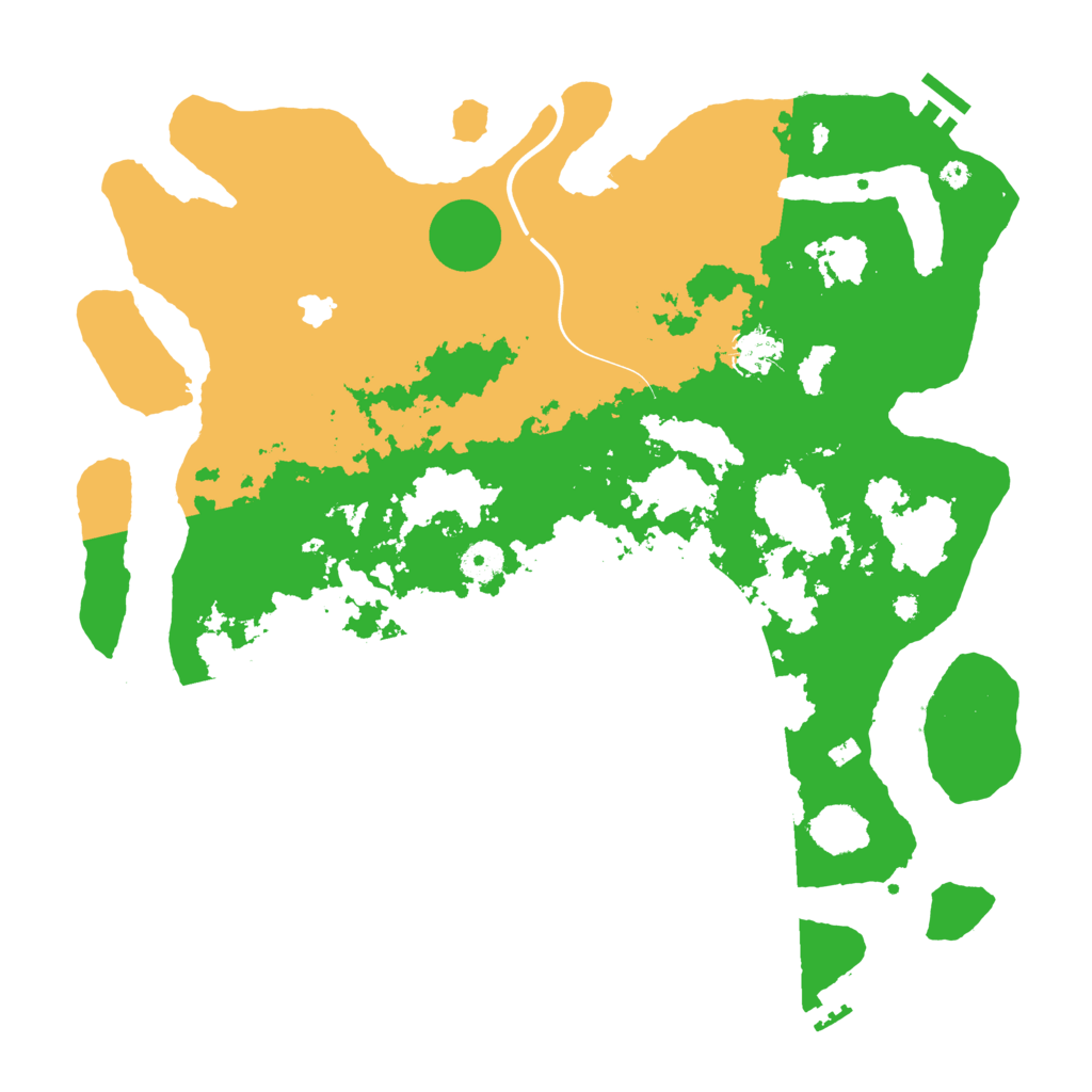 Biome Rust Map: Procedural Map, Size: 4000, Seed: 6765