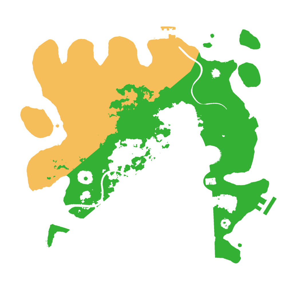 Biome Rust Map: Procedural Map, Size: 3000, Seed: 303030