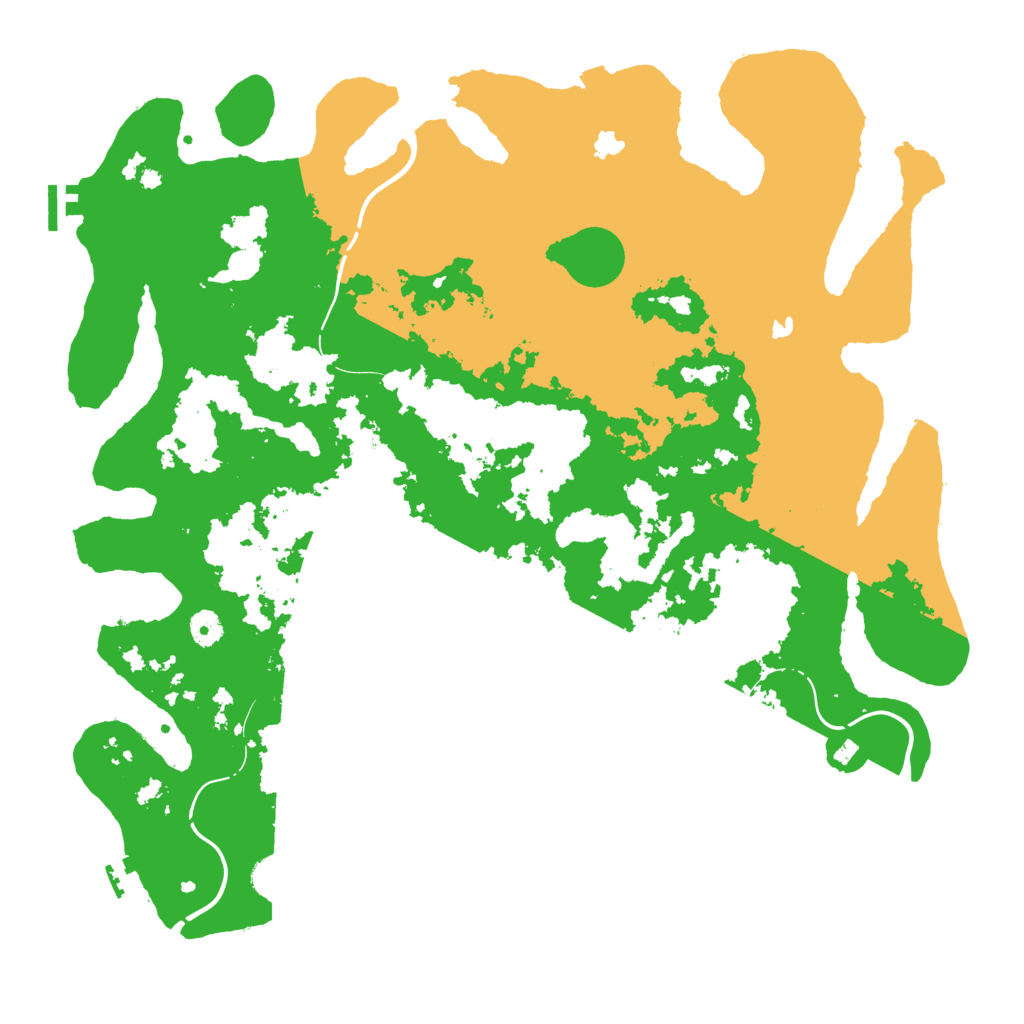 Biome Rust Map: Procedural Map, Size: 4500, Seed: 692519904