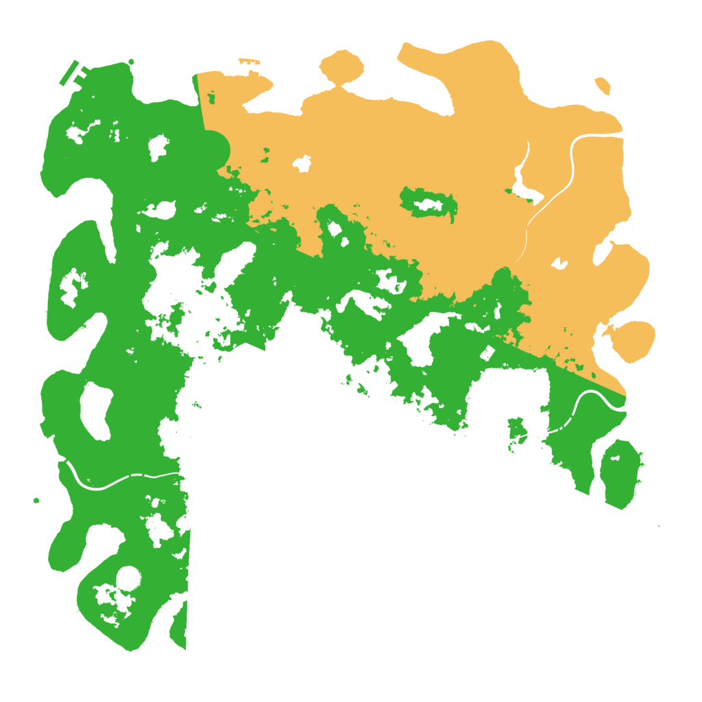 Biome Rust Map: Procedural Map, Size: 5000, Seed: 127864782