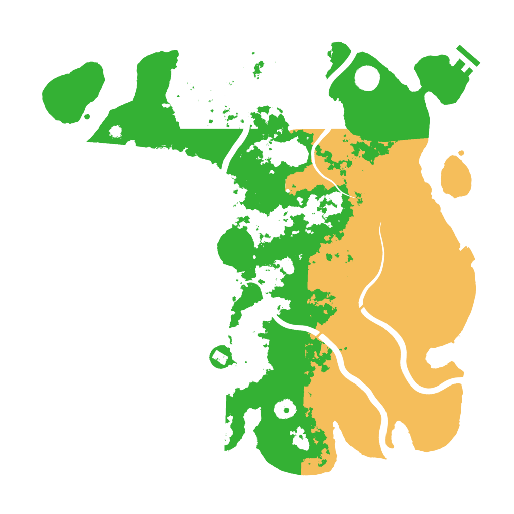 Biome Rust Map: Procedural Map, Size: 3750, Seed: 2003