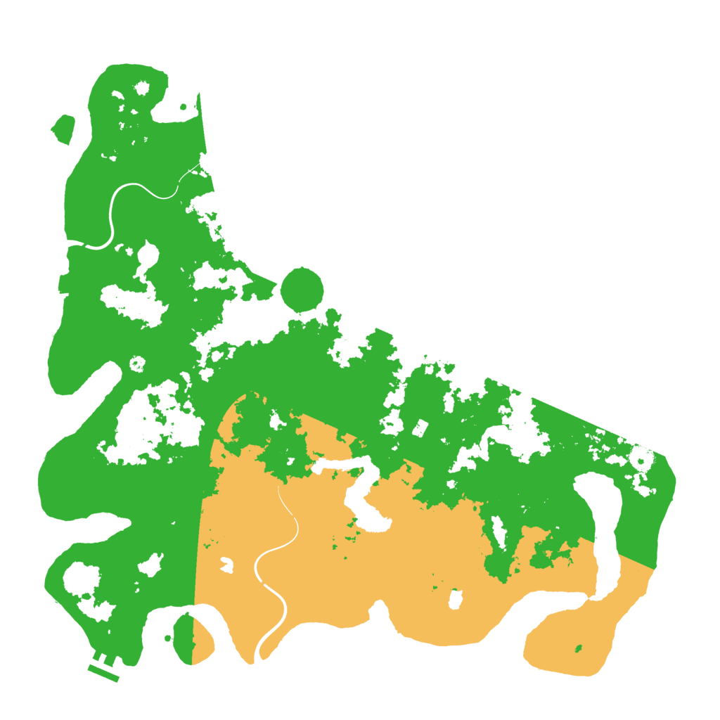 Biome Rust Map: Procedural Map, Size: 4500, Seed: 938830983