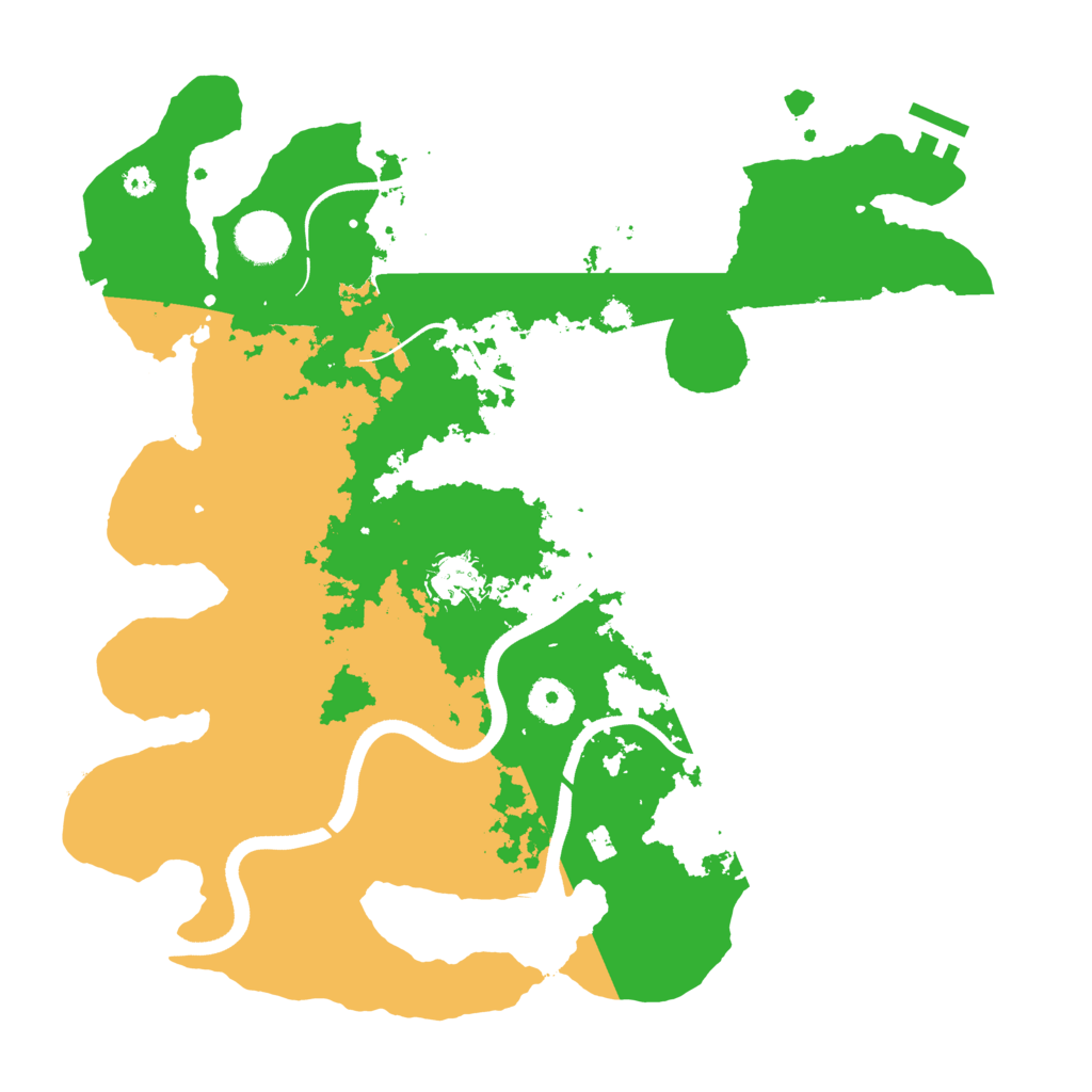 Biome Rust Map: Procedural Map, Size: 3600, Seed: 441967