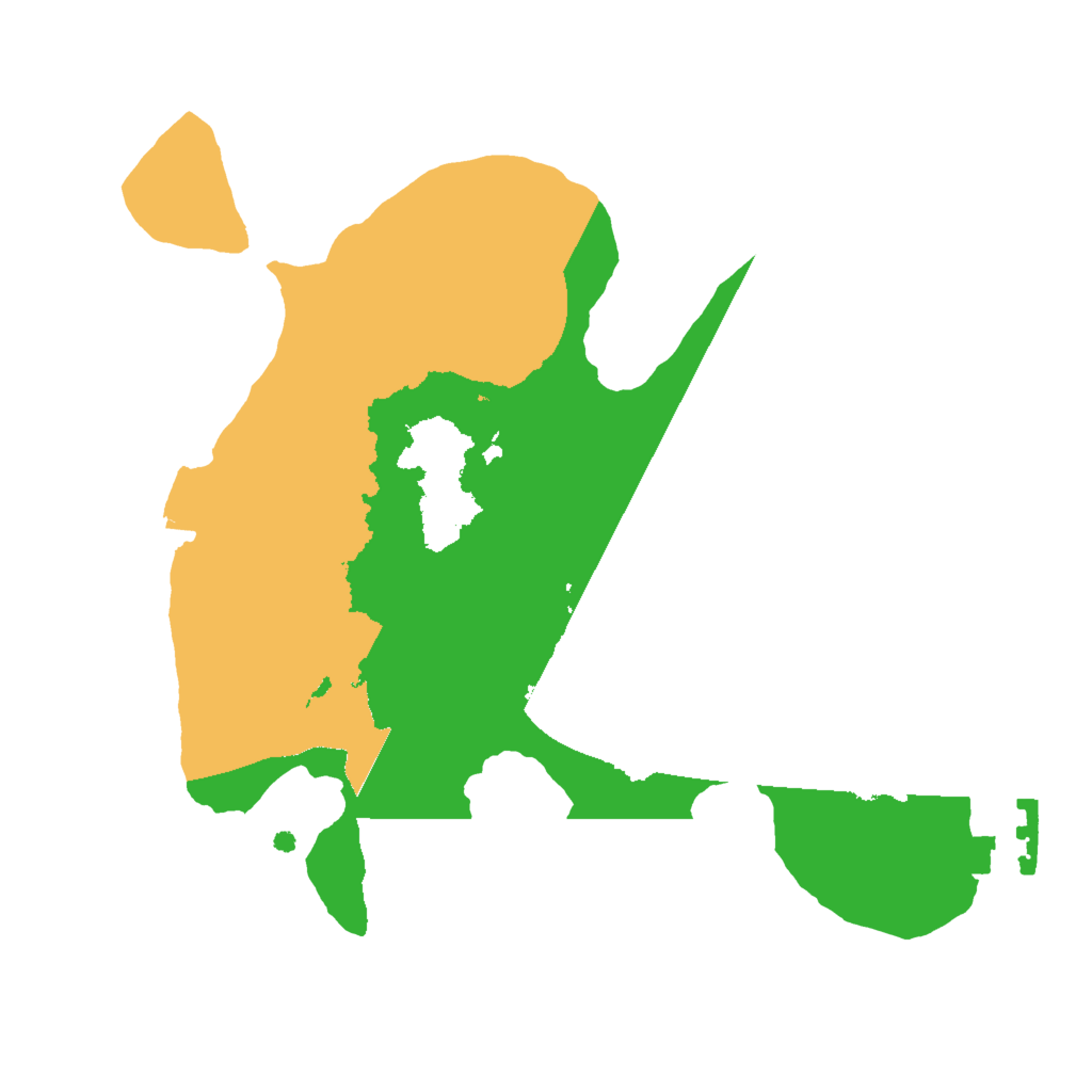 Biome Rust Map: Procedural Map, Size: 2000, Seed: 64844