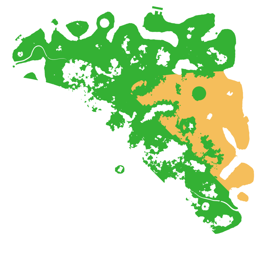 Biome Rust Map: Procedural Map, Size: 5000, Seed: 63490