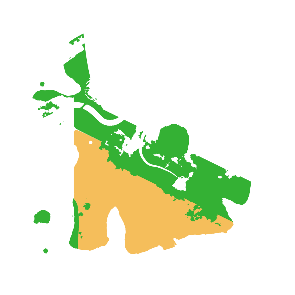 Biome Rust Map: Procedural Map, Size: 2500, Seed: 2610