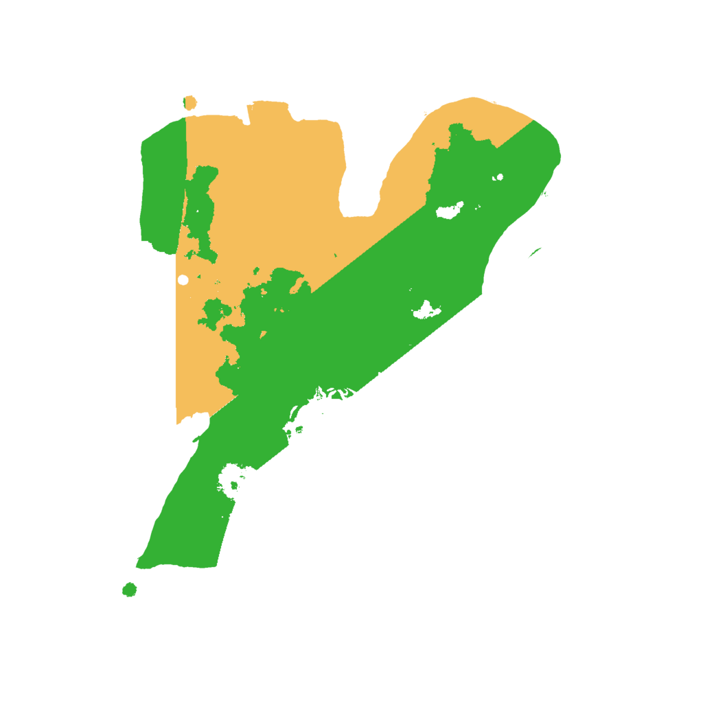 Biome Rust Map: Procedural Map, Size: 2000, Seed: 297923047