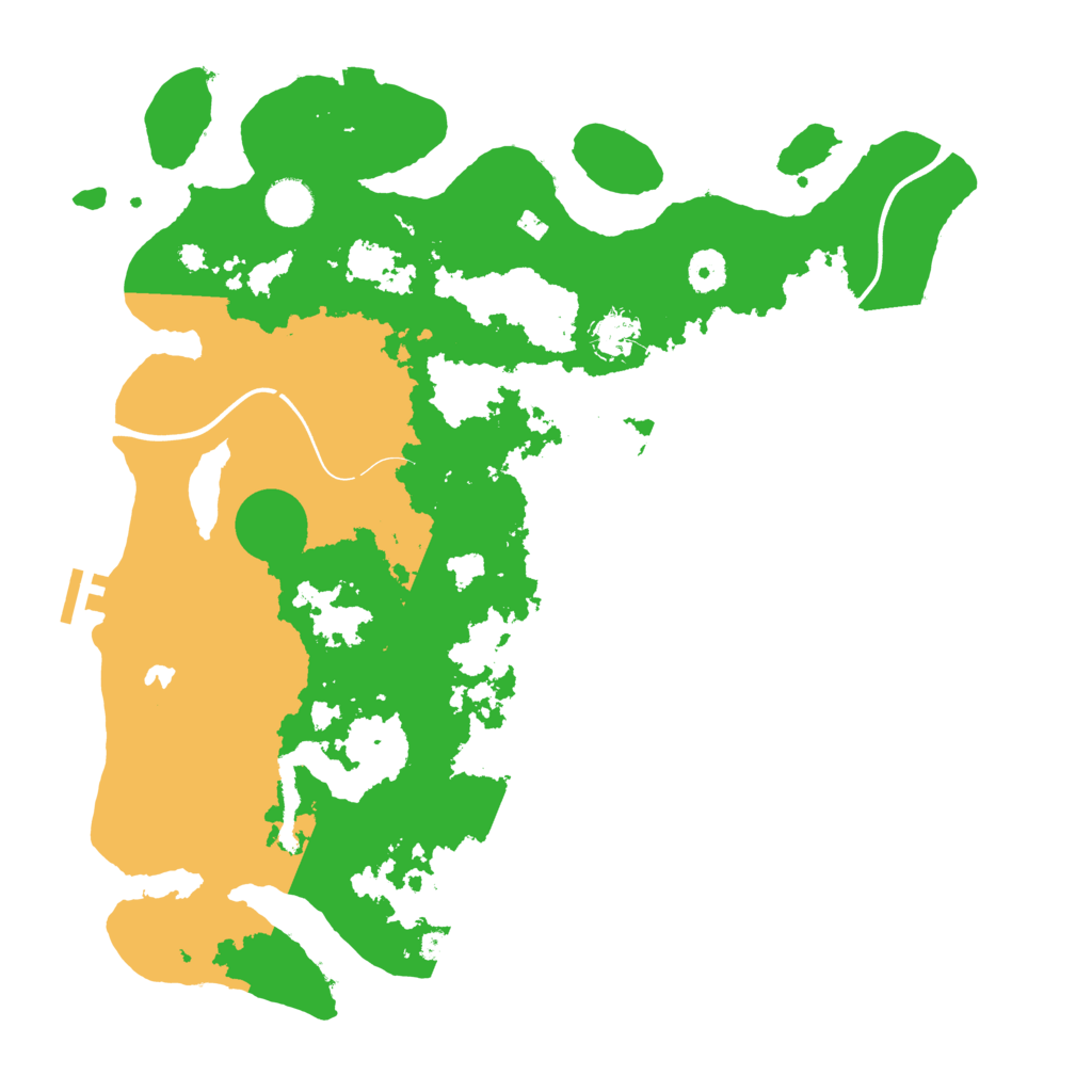 Biome Rust Map: Procedural Map, Size: 4000, Seed: 1274858602