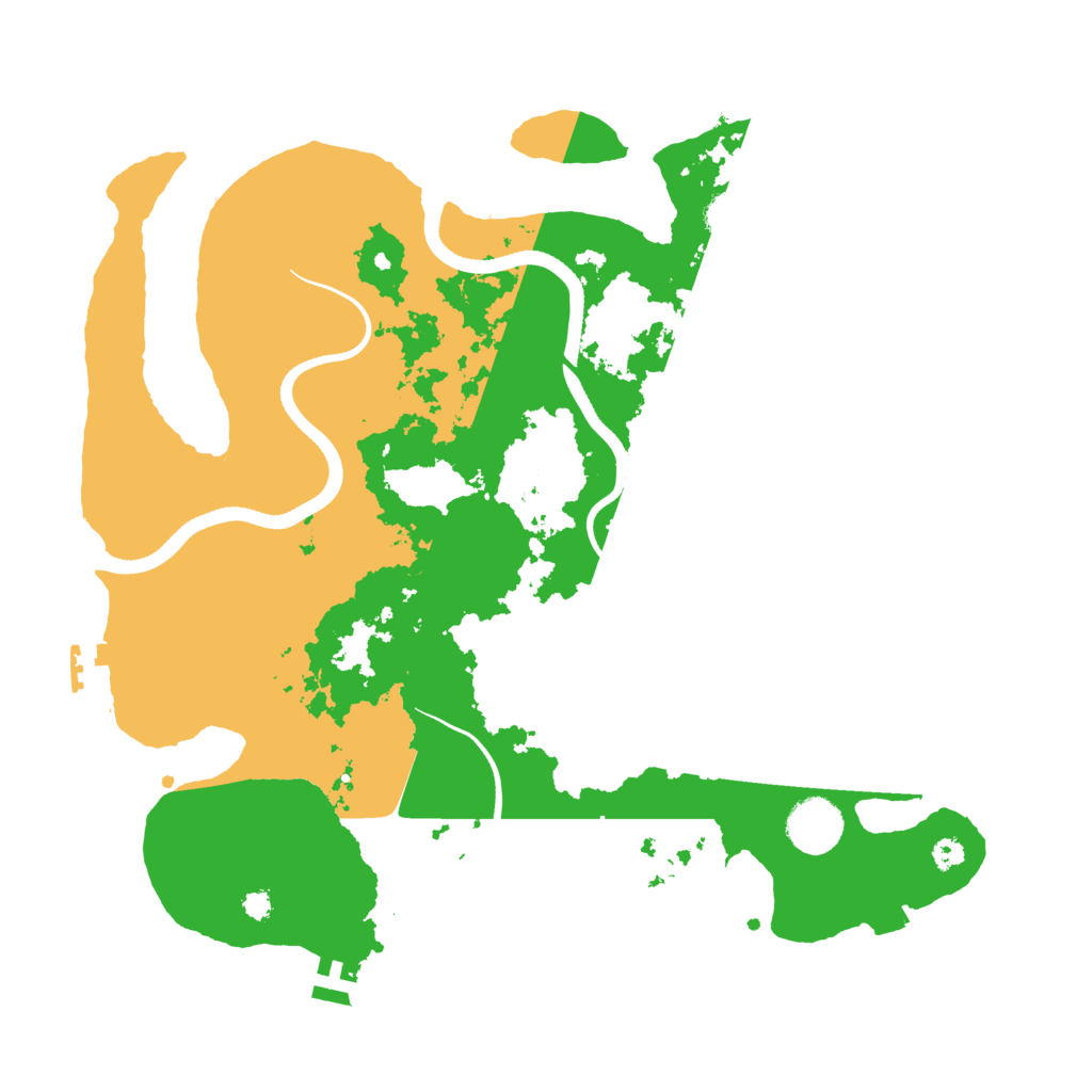Biome Rust Map: Procedural Map, Size: 3500, Seed: 487762456