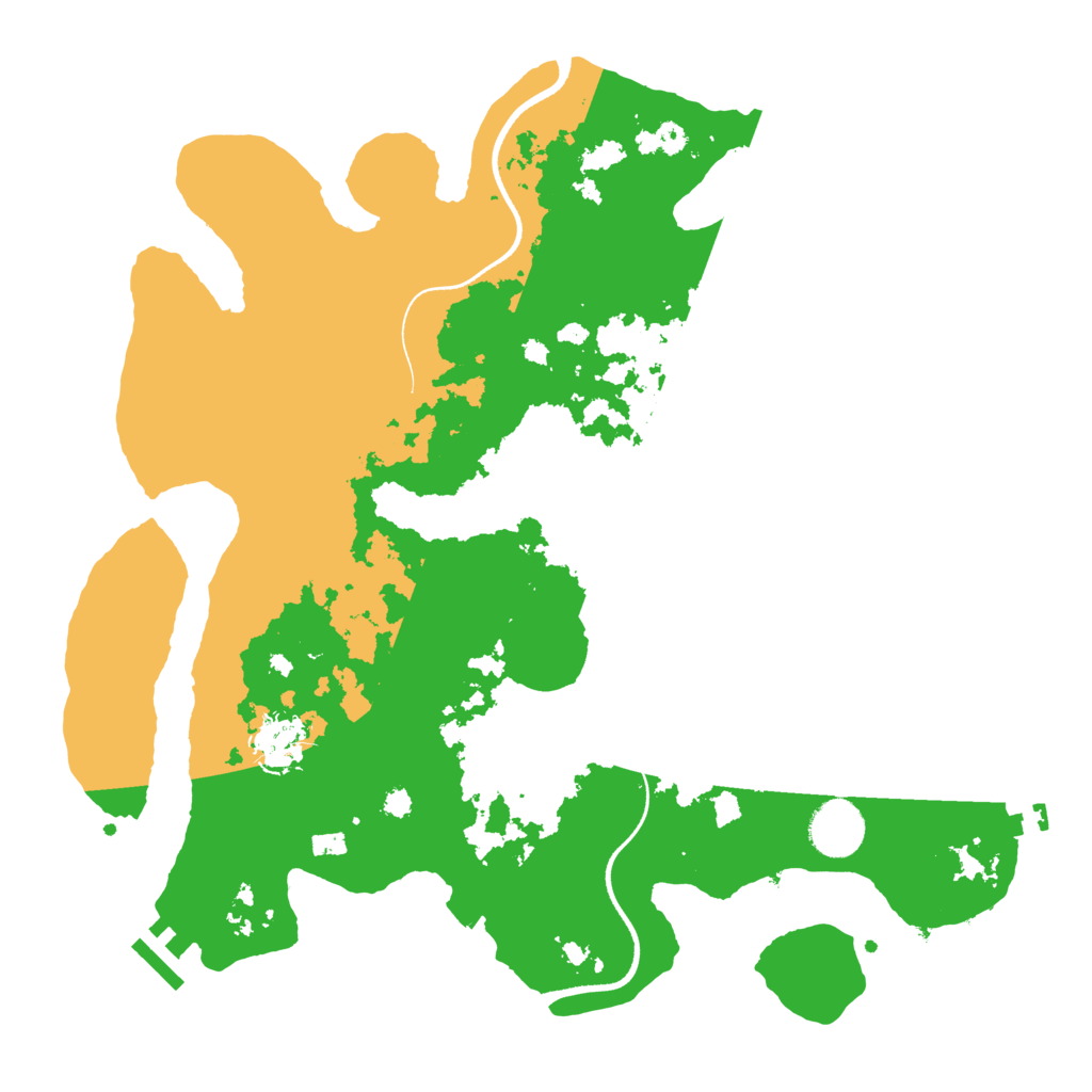 Biome Rust Map: Procedural Map, Size: 3500, Seed: 1710489334