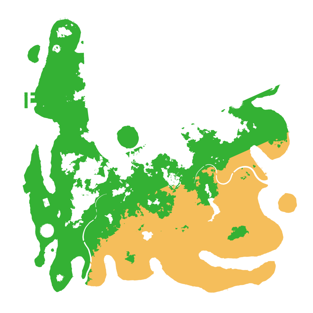 Biome Rust Map: Procedural Map, Size: 4000, Seed: 21460