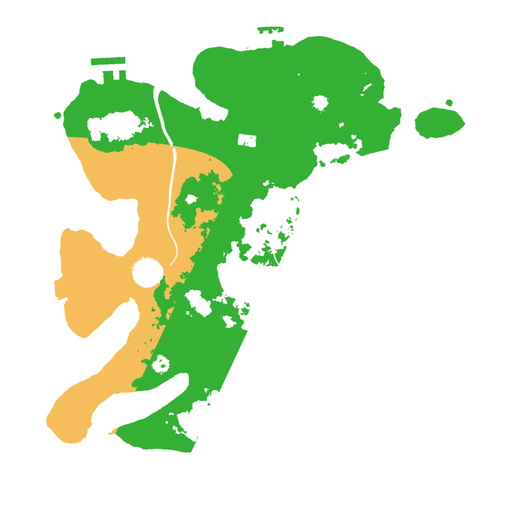 Biome Rust Map: Procedural Map, Size: 3000, Seed: 28789814