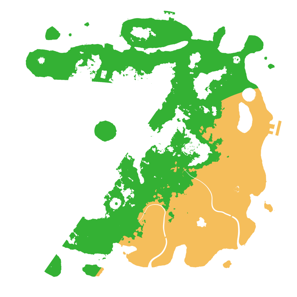 Biome Rust Map: Procedural Map, Size: 4000, Seed: 708737037