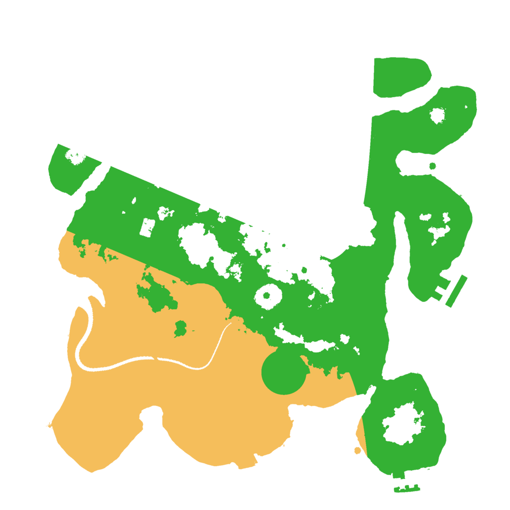 Biome Rust Map: Procedural Map, Size: 3000, Seed: 76778745