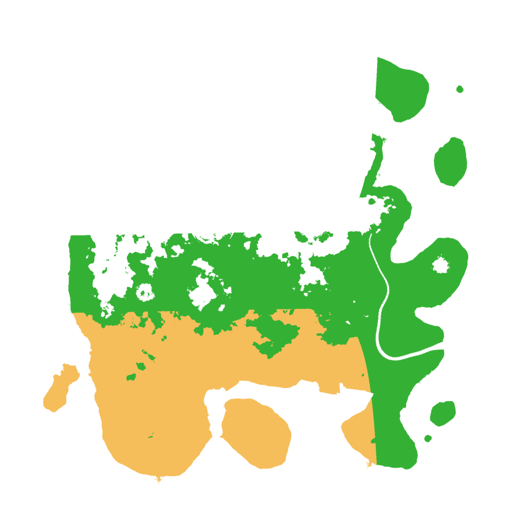 Biome Rust Map: Procedural Map, Size: 2890, Seed: 851303888