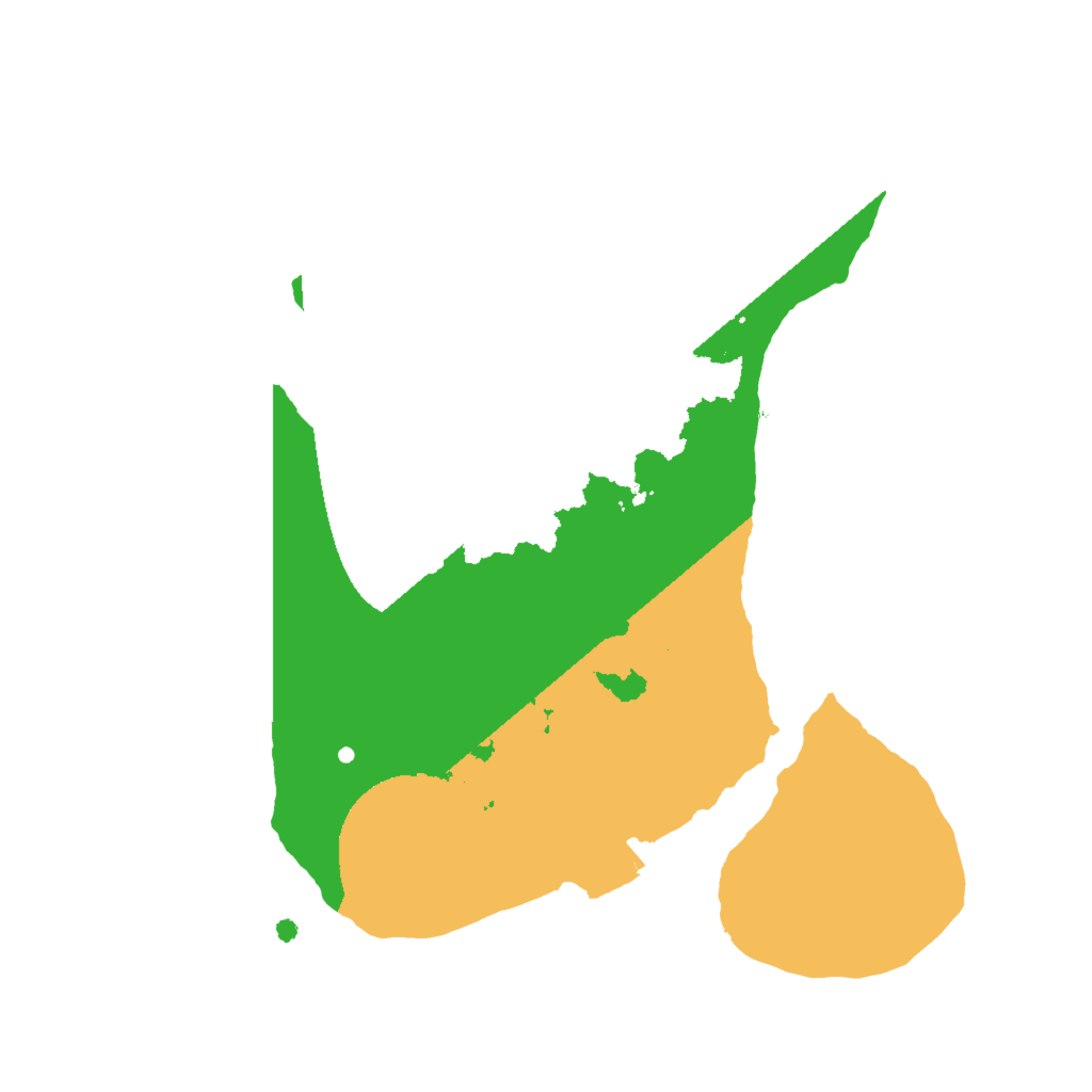 Biome Rust Map: Procedural Map, Size: 2000, Seed: 1350467398