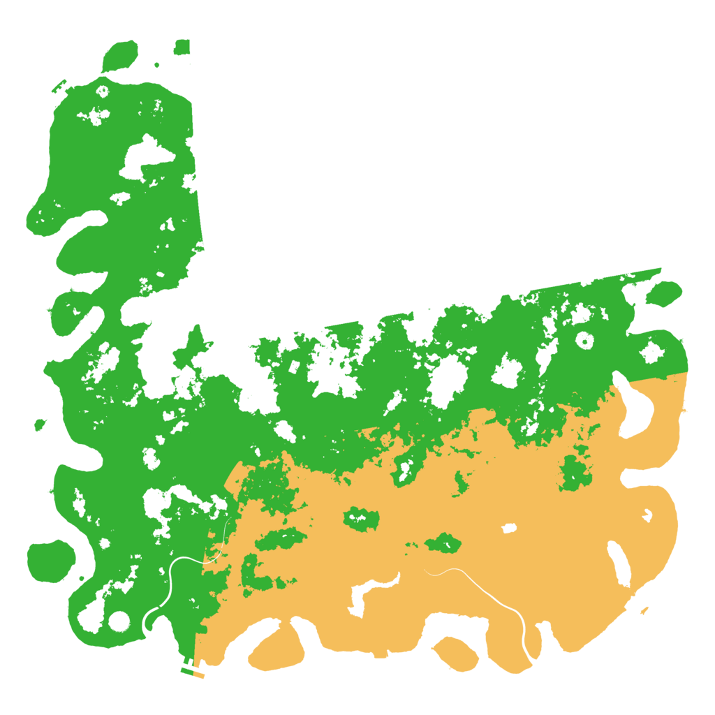 Biome Rust Map: Procedural Map, Size: 6000, Seed: 2970853