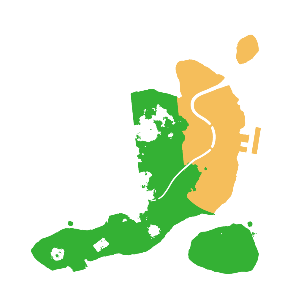 Biome Rust Map: Procedural Map, Size: 2303, Seed: 1241915730