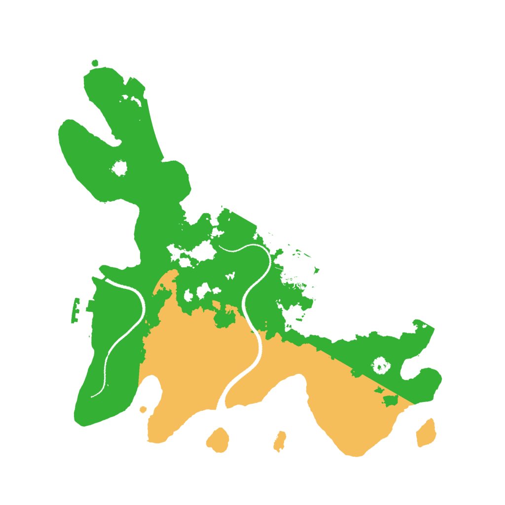 Biome Rust Map: Procedural Map, Size: 3000, Seed: 1456990871