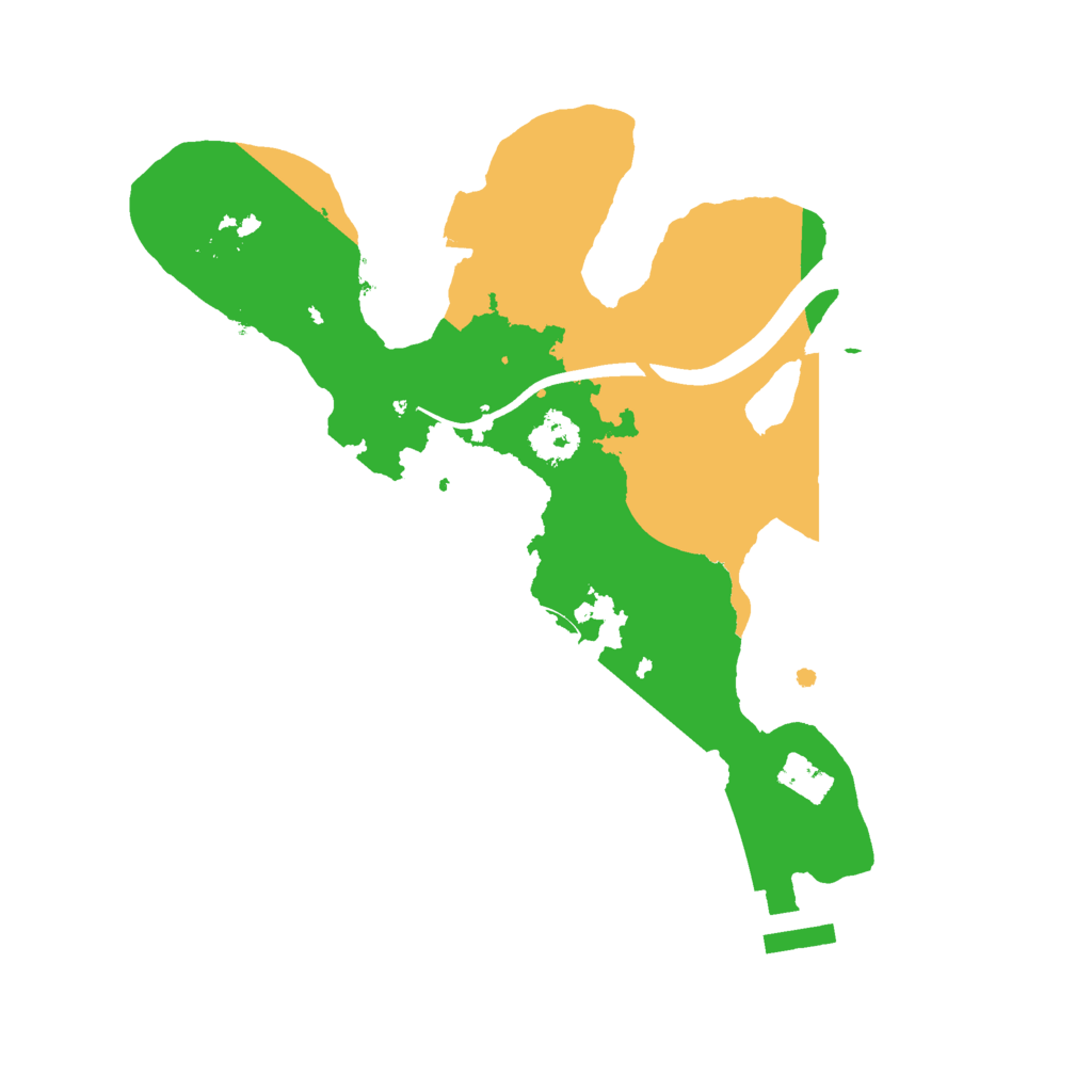 Biome Rust Map: Procedural Map, Size: 2250, Seed: 76122