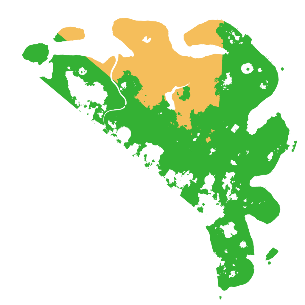Biome Rust Map: Procedural Map, Size: 4000, Seed: 1988926680