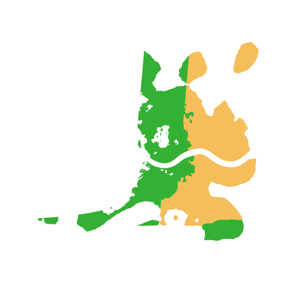 Biome Rust Map: Procedural Map, Size: 2500, Seed: 422312679