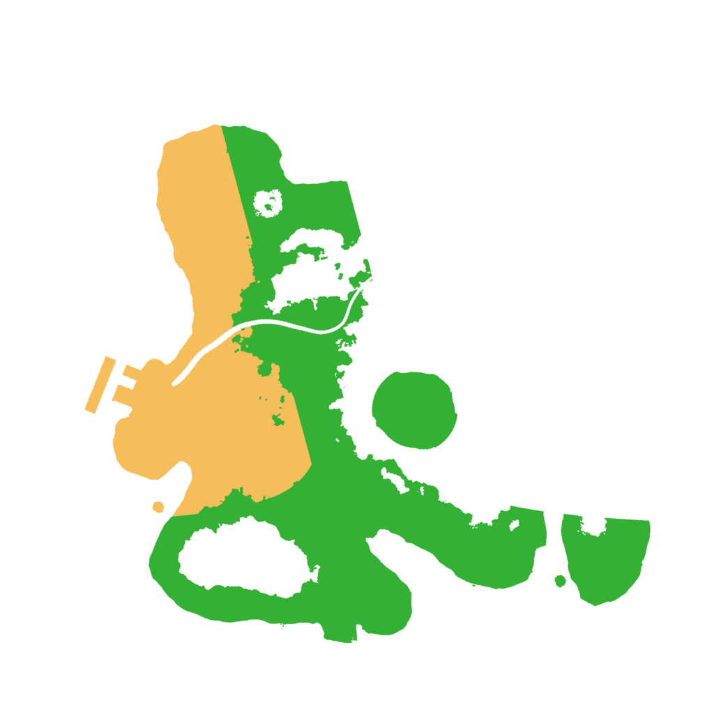 Biome Rust Map: Procedural Map, Size: 2500, Seed: 1815479265