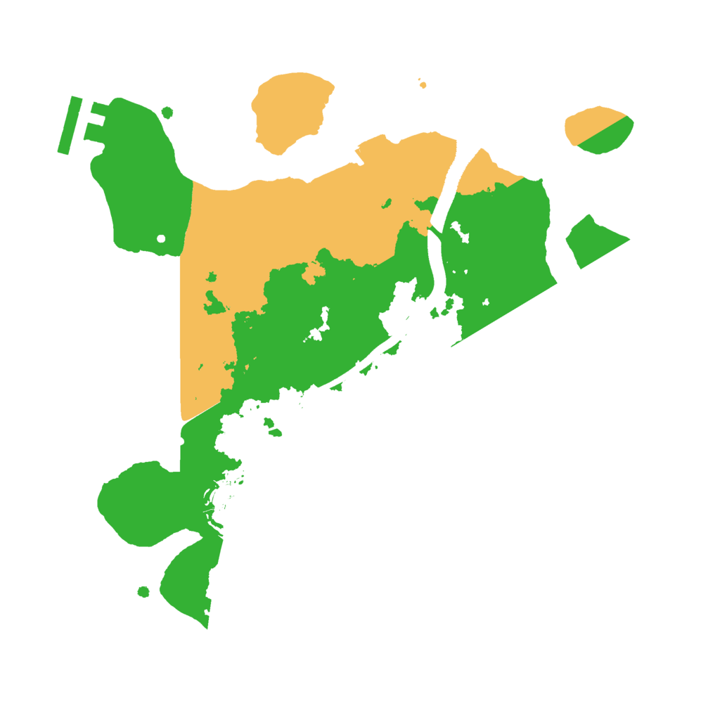 Biome Rust Map: Procedural Map, Size: 2500, Seed: 1965984565