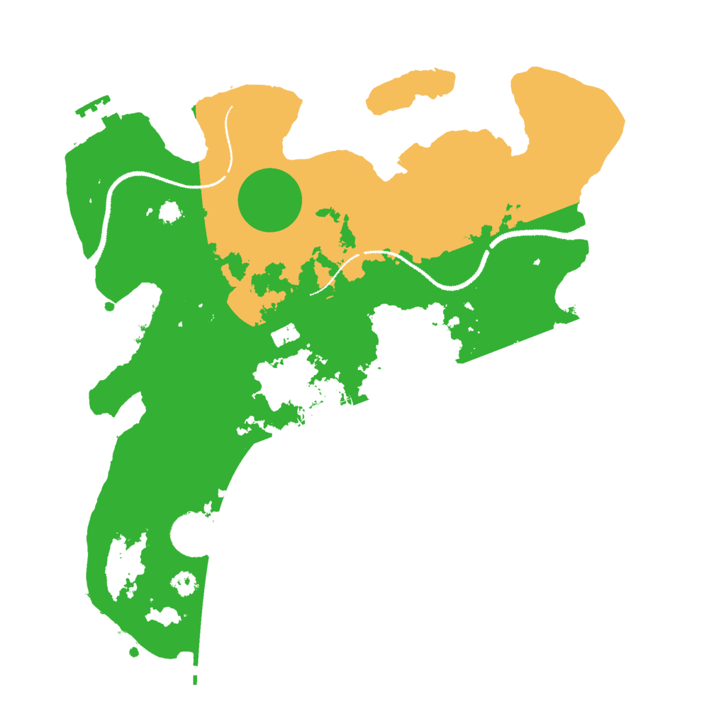 Biome Rust Map: Procedural Map, Size: 3000, Seed: 191724408