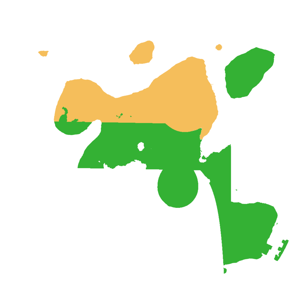 Biome Rust Map: Procedural Map, Size: 2000, Seed: 5146