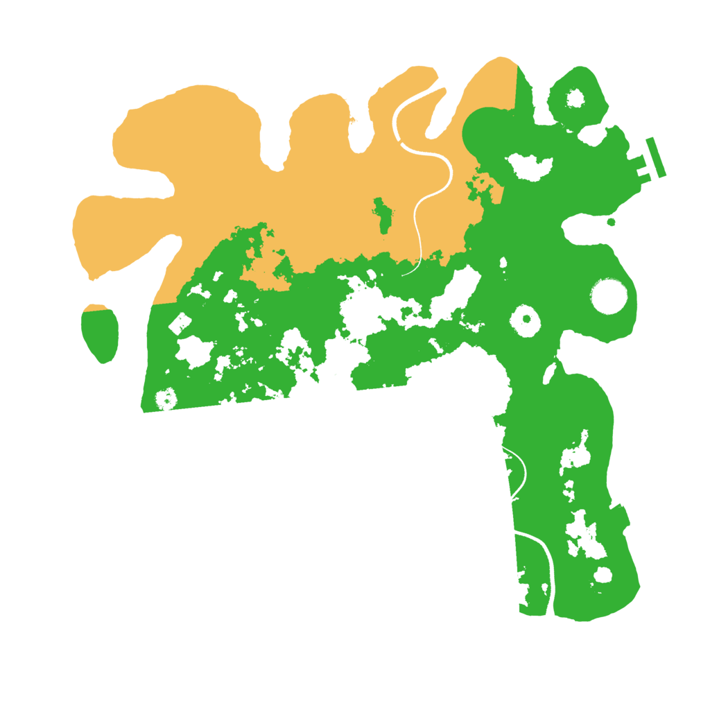 Biome Rust Map: Procedural Map, Size: 3500, Seed: 1810056215