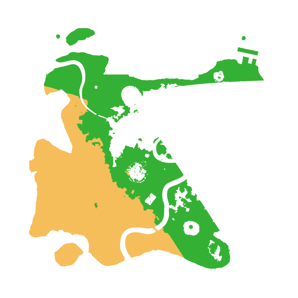 Biome Rust Map: Procedural Map, Size: 2900, Seed: 34498