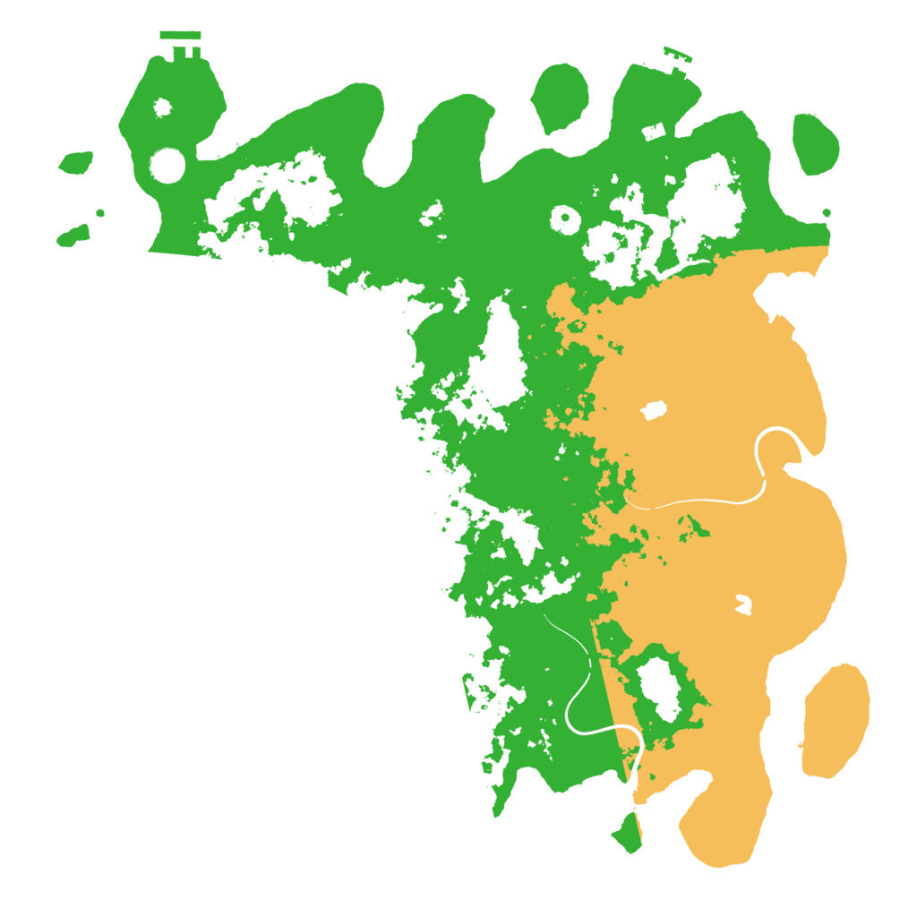 Biome Rust Map: Procedural Map, Size: 4550, Seed: 76024765