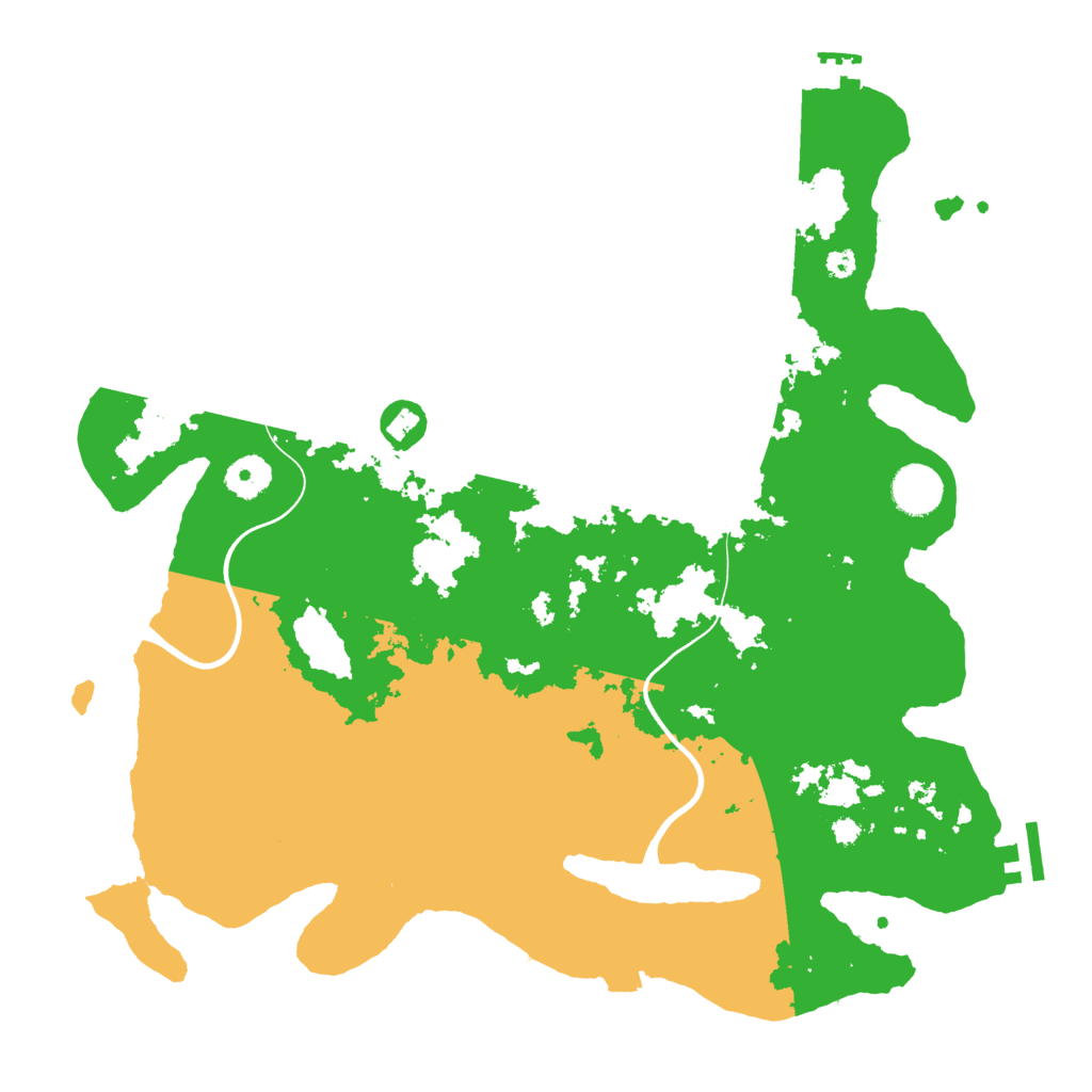 Biome Rust Map: Procedural Map, Size: 3750, Seed: 1308452