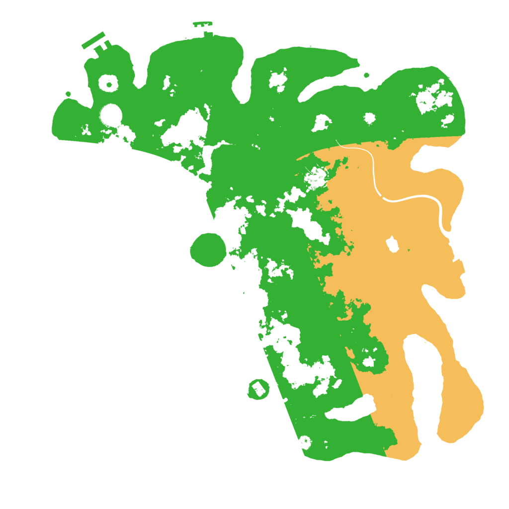 Biome Rust Map: Procedural Map, Size: 4000, Seed: 156325