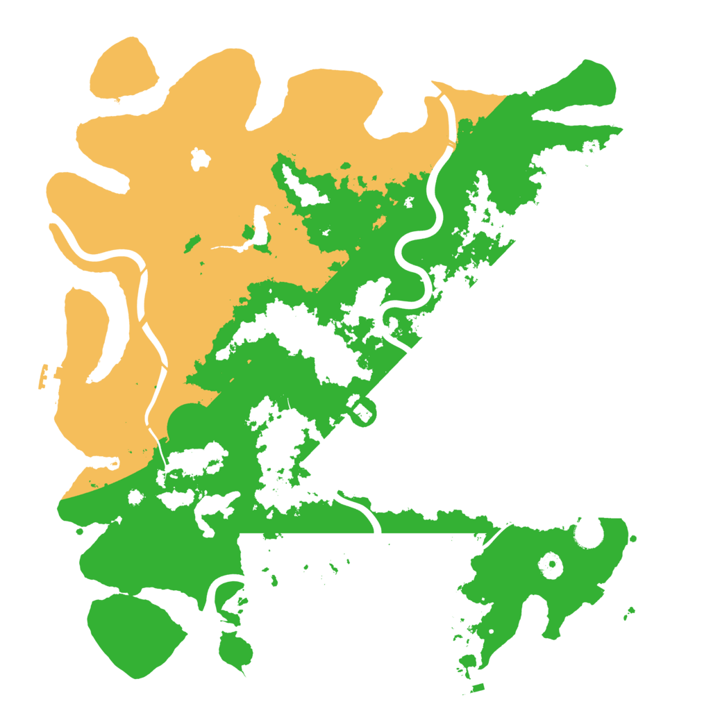 Biome Rust Map: Procedural Map, Size: 4250, Seed: 743580914