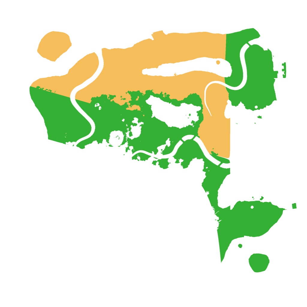 Biome Rust Map: Procedural Map, Size: 3000, Seed: 1012011133