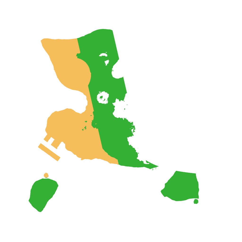 Biome Rust Map: Procedural Map, Size: 2000, Seed: 1880284926