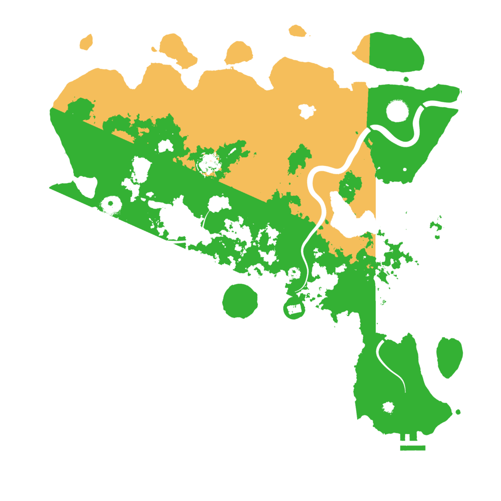 Biome Rust Map: Procedural Map, Size: 4000, Seed: 1279500371