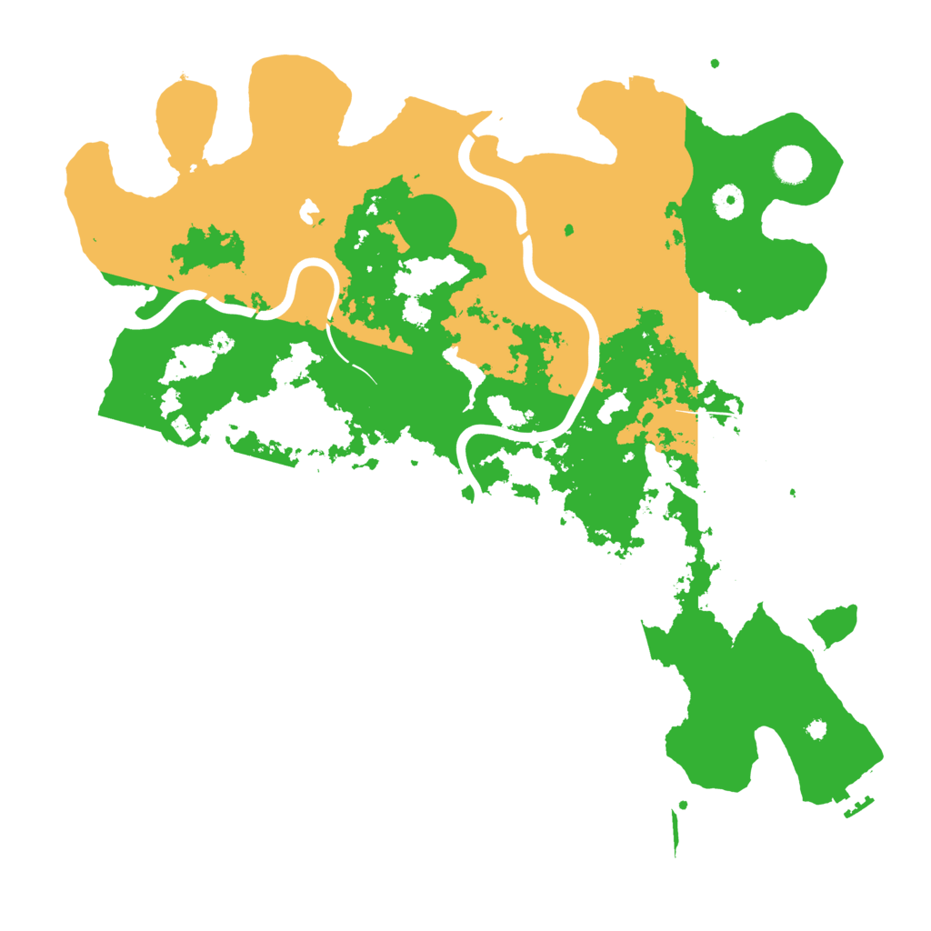 Biome Rust Map: Procedural Map, Size: 4250, Seed: 76198410