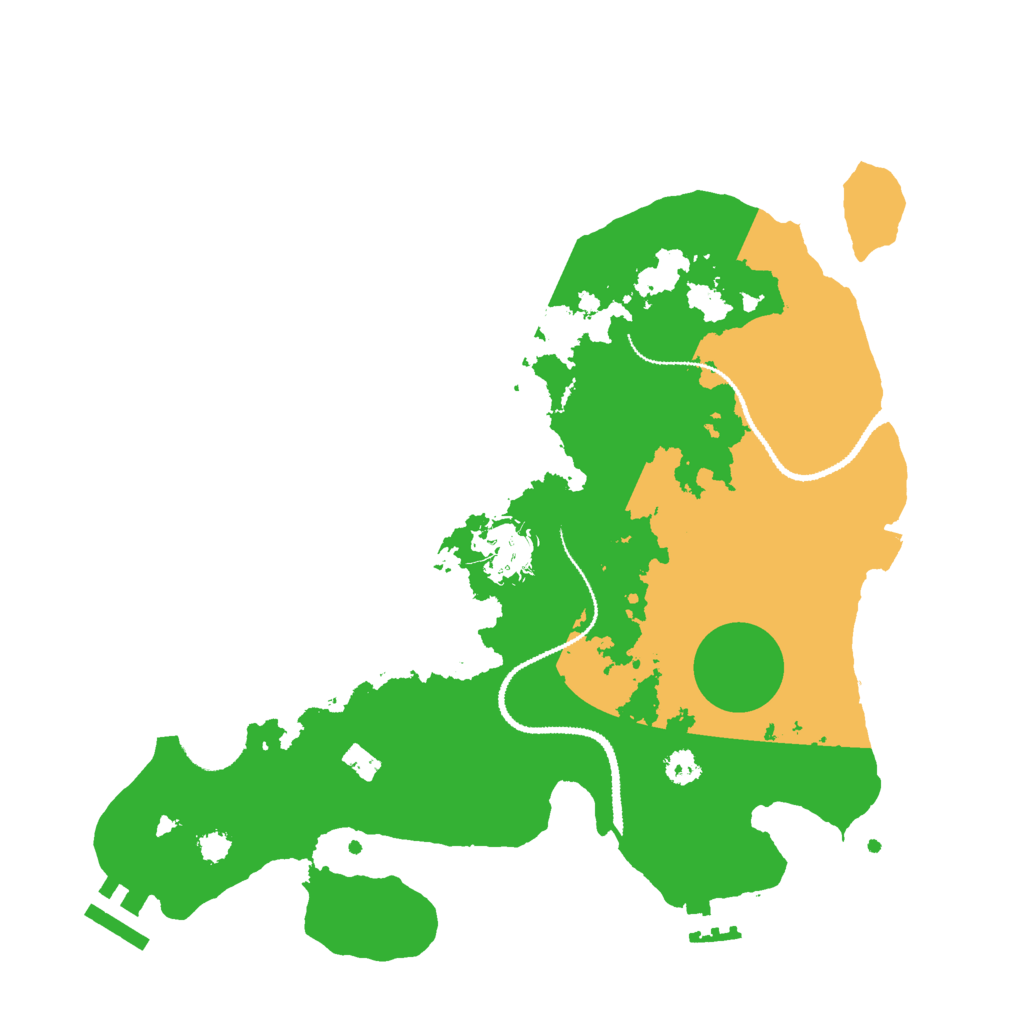Biome Rust Map: Procedural Map, Size: 3000, Seed: 6902173