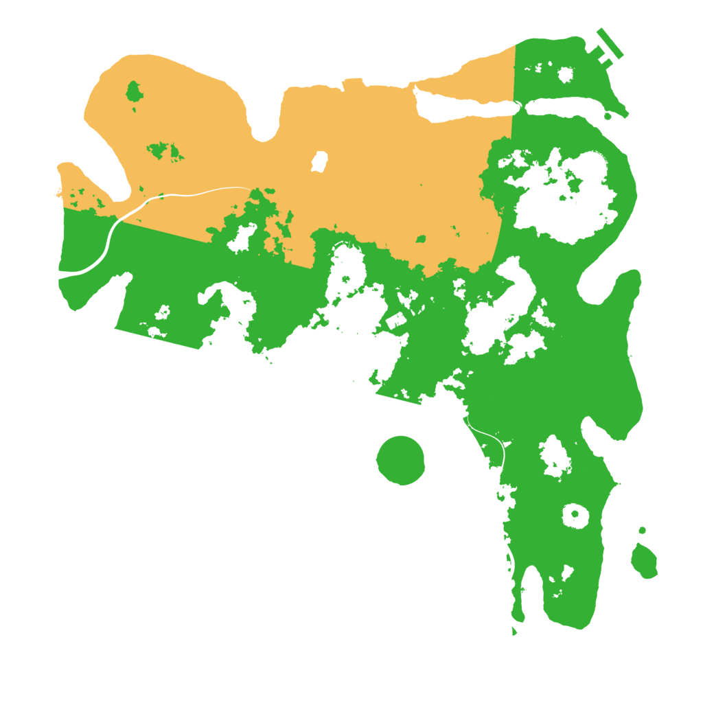 Biome Rust Map: Procedural Map, Size: 4000, Seed: 12433421