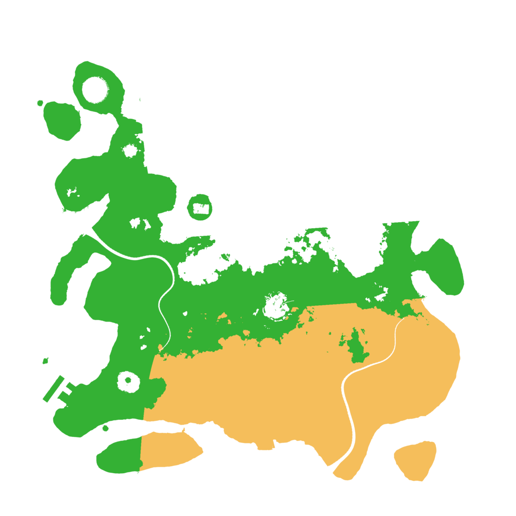 Biome Rust Map: Procedural Map, Size: 3500, Seed: 1806245404