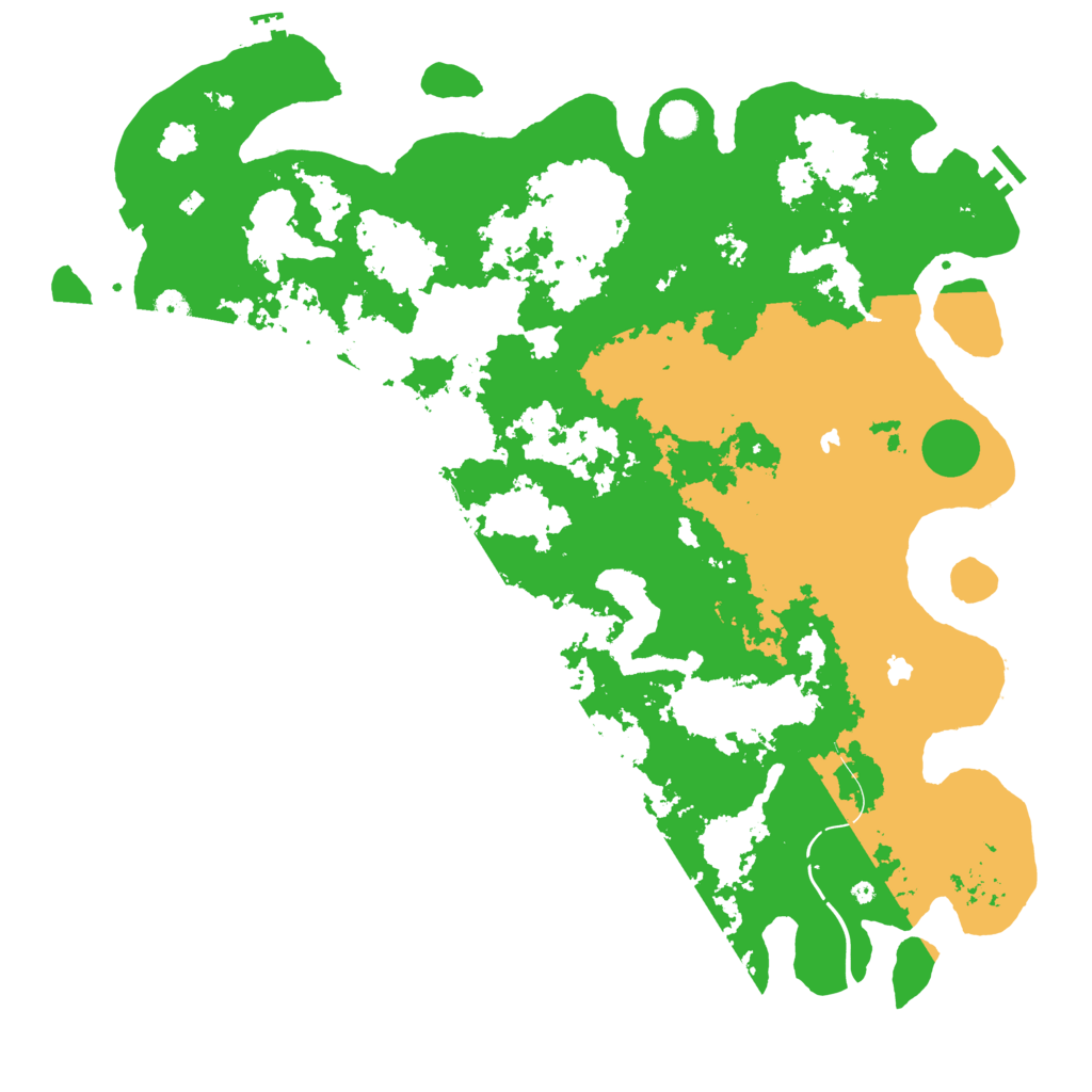 Biome Rust Map: Procedural Map, Size: 5000, Seed: 867530969