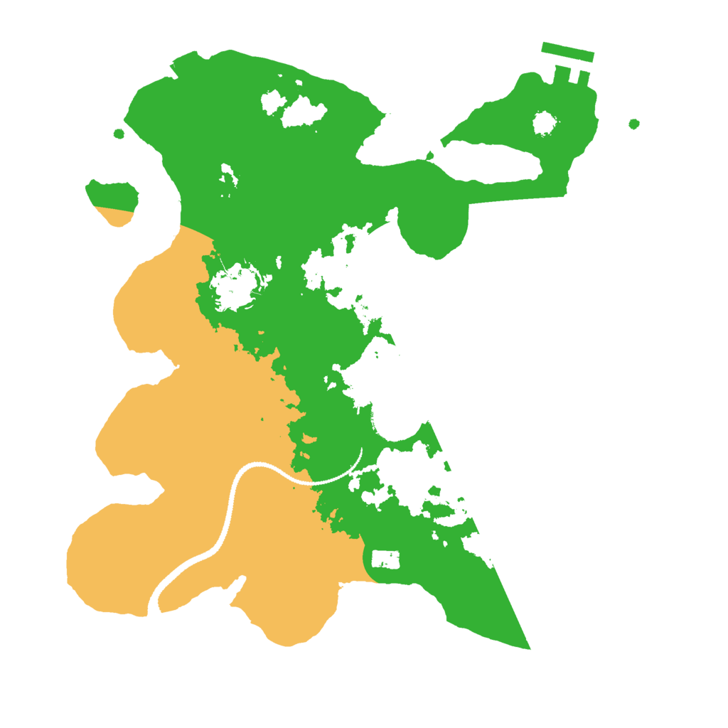 Biome Rust Map: Procedural Map, Size: 2800, Seed: 1961844929