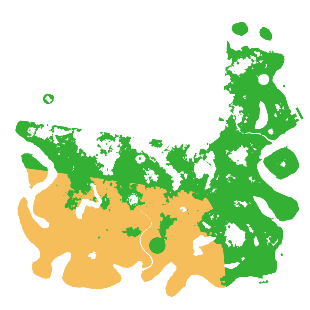 Biome Rust Map: Procedural Map, Size: 5000, Seed: 4630